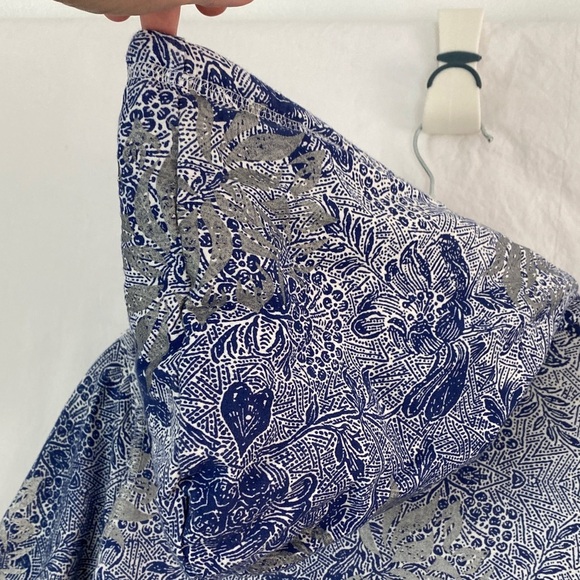 Buffalo David Bitton Full Zip Hoodie Blue and White Patterned Size Large - Picture 4 of 11